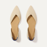 The D'Orsay Point - Conch Raffia-Knit